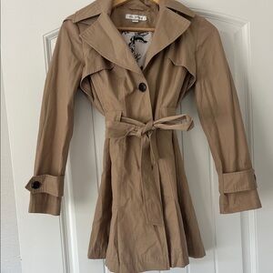 Women's Tan Trench Coat